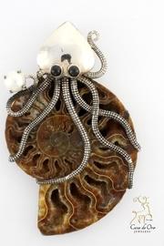  Octopus Ammonite Pendant