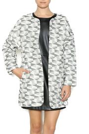  Metallic Print Jacket