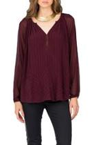  Oxblood Jayden Blouse