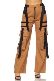  Suede Strap Pants