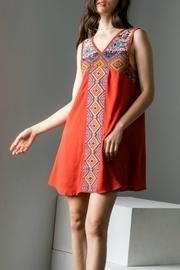 Empire Embroidery Dress