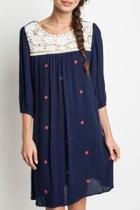  Navy Lace Dress