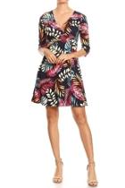  Faux-wrap Alyce Dress