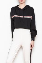 Striped Cropped Hoodie