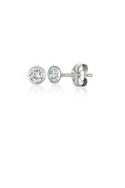  Bezel Set Earrings