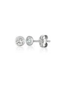  Bezel Set Earrings