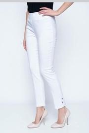  White Detailed Pants