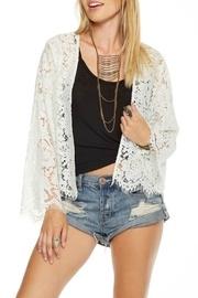  Lace Bell Sleeve Jacket