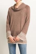  Mocha Cowl Sweater