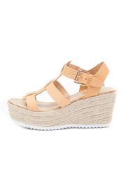  Leather Strappy Wedge