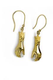  Gold And Pearls Earrings