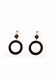  Wooden Hoop Earrings