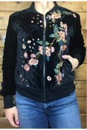 Quilted Velvet Bomber