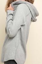  Knit Hooded Henley