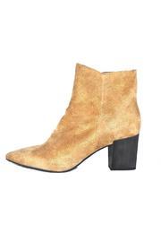  Camel Metallic Bootie