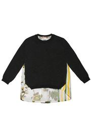  Floral Striped Sweater