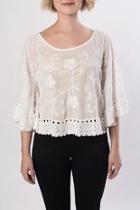  Cropped Lace Top