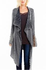  Gray Asymmetric Cardigan