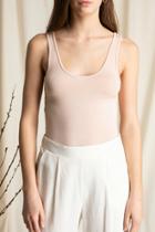  Round Squared Neck Tank Top