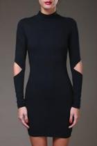  Cut-out Elbows Dress