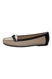  Beige Flat Loafer