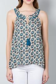  Printed Halter Top
