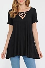 Black Strappy Tunic