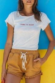  Drawstring Jean Shorts