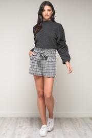  Twist Sleeve Sweater