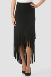  Silky Fringe Skirt