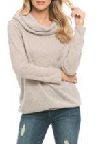  Cowl Neck Fitted Top
