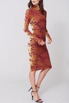  Demure Burnout Dress