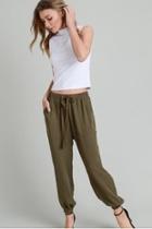  Olive Leisure Pants