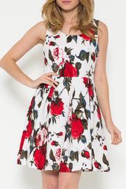  Rose Print Dress