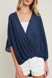  High-low Surplice Top