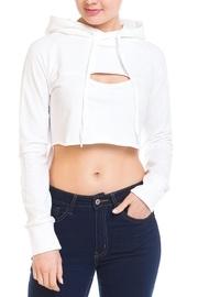  Peekaboo Crop Hoodie