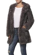  Charcoal Fuzzy Coat