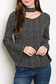  Floral Choker Blouse