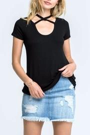  Criss-cross Neck Top