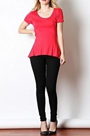  Hi-lo Peplum Top