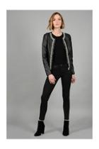  Embellished Moto Jacket