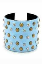  Leather Bling Cuffs