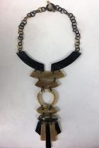  Buffalo-bone Pendant Necklace