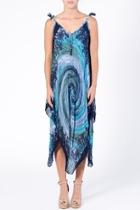  Swirl Blue Dress