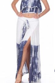  Tye Dye Tie Front Maxi