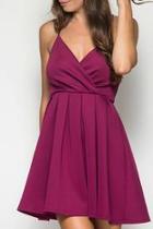  Magenta Cocktail Dress