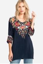  Shaylee Embroidered Tunic
