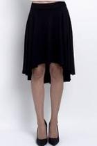  Black Skater Midi Skirt
