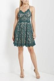  Lace Over-lay Dress