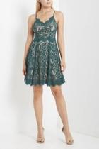  Lace Over-lay Dress